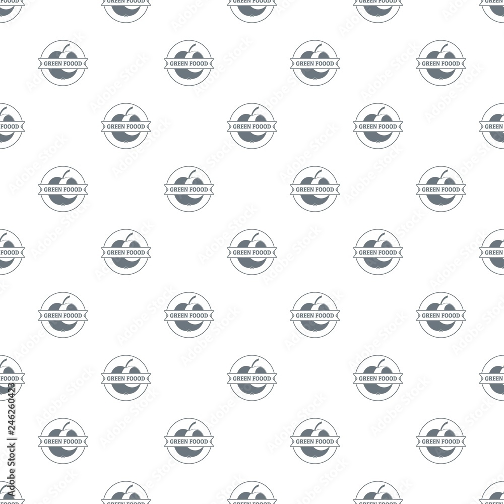 Aufkleber healthy meal pattern vector seamless repeat for any web design