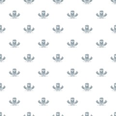 Hot fast food pattern vector seamless repeat for any web design