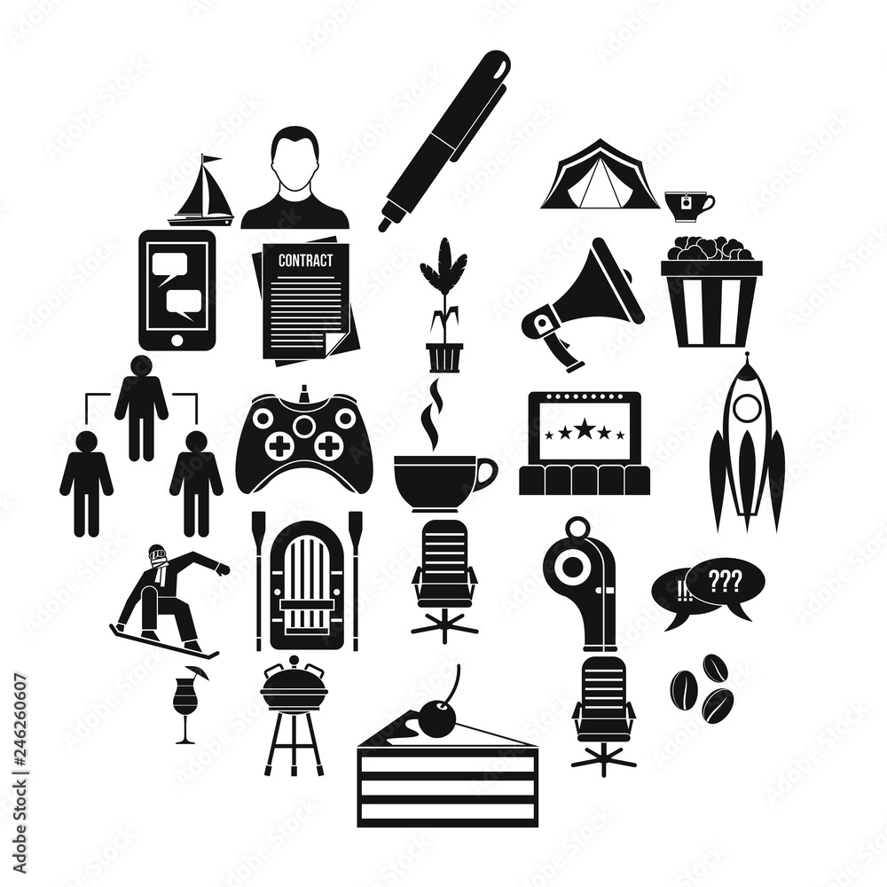 Poster corporative icons set. simple set of 25 corporative vector icons for web isolated on white backgroun