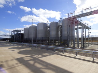Obraz premium Industrial Whisky Tanks