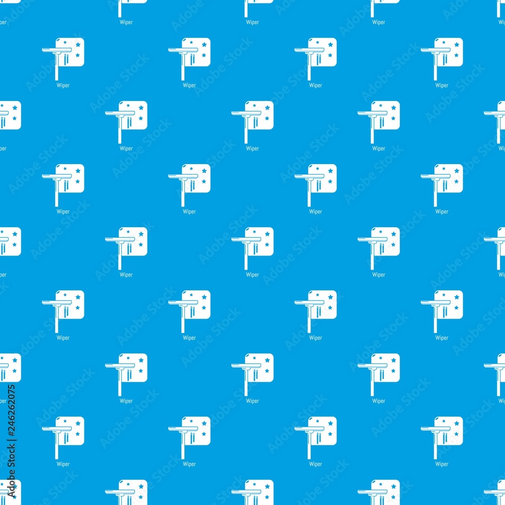Poster wiper pattern vector seamless blue repeat for any use