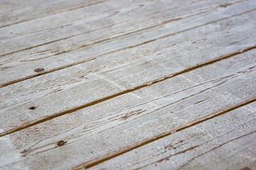 texture of the painted shabby wooden flooring made of boards, grunge background
