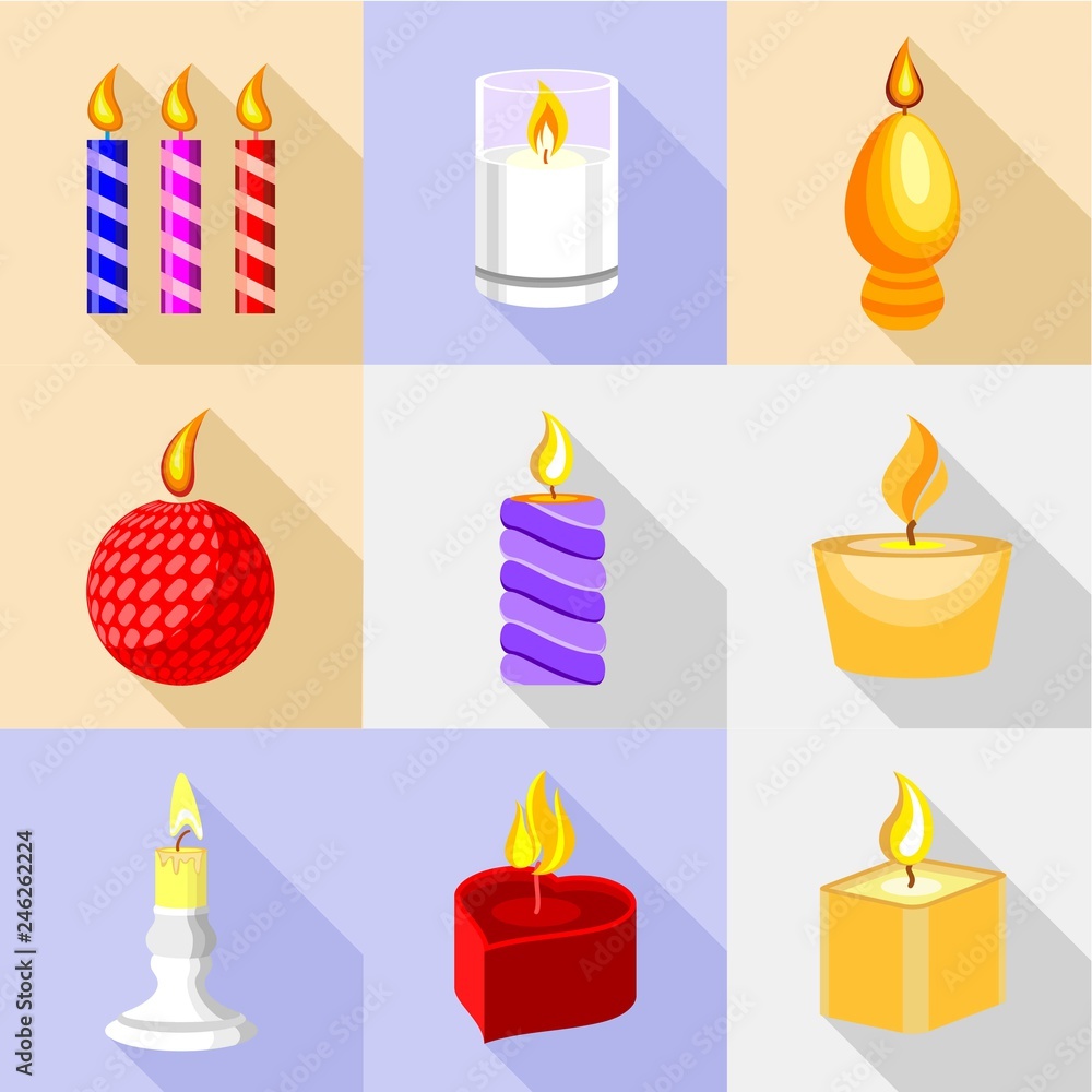 Aufkleber radiance icons set. flat set of 9 radiance vector icons for web isolated on white background