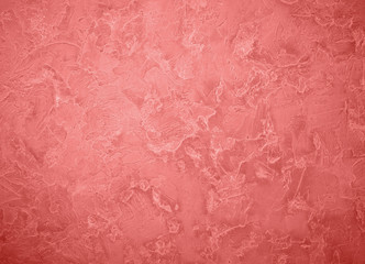 Living coral textured concrete background