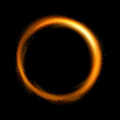 Round yellow light twisted, Suitable for product advertising, product design, and other. Vector Illustration