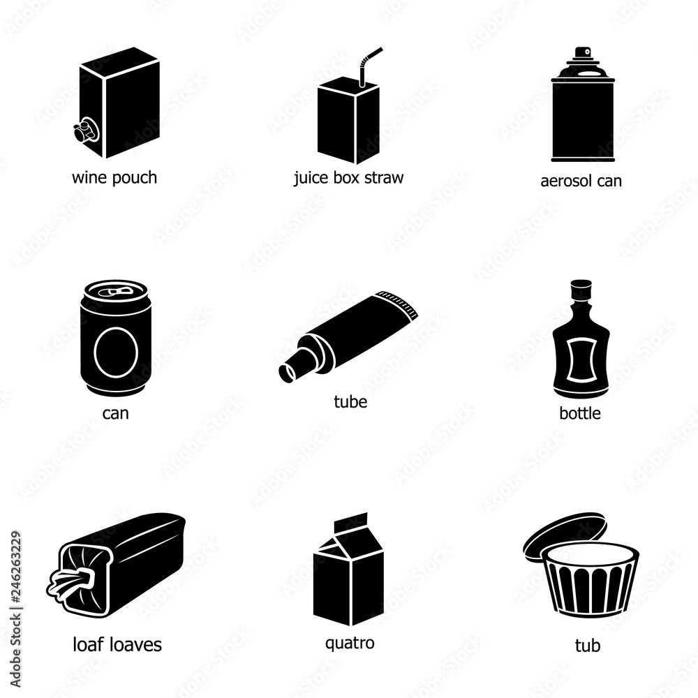 Poster bundle food icons set. simple set of 9 bundle food vector icons for web isolated on white background
