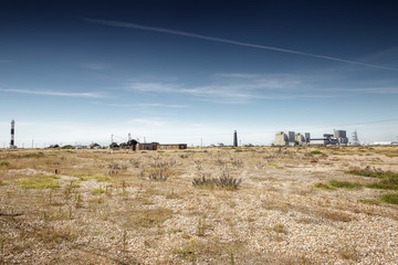landscape image, romney marsh coastline