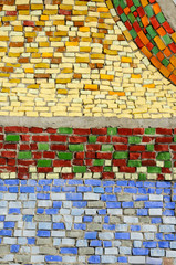 beautiful mosaic of stone