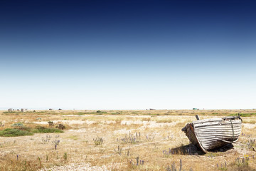 landscape image, romney marsh coastline