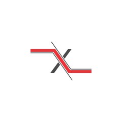 X logo letter design
