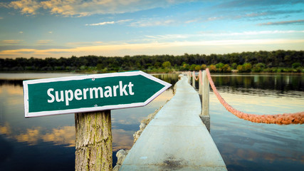 Schild 381 - Supermarkt