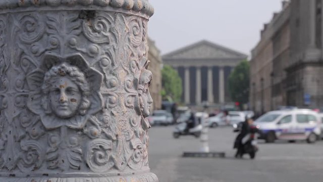 L'eglisede la Madeleine from Place de la Concorde, Paris, France, Europe 