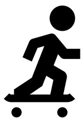 Skateboarding Vector Icon