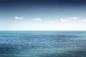 simple seascape of the sea