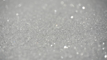 snow crystals macro