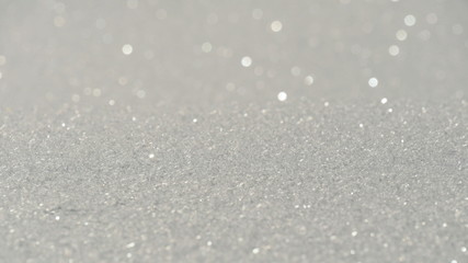 snow crystals macro