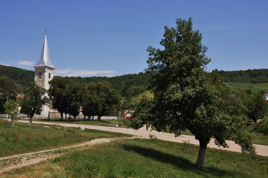 ROMANIA ,The Church ,in  Slatinita, Bistrita