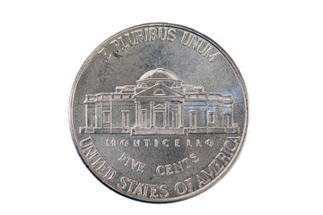 Nickel Coin Tail