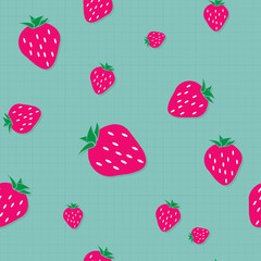 fruit pattern background graphic strawberry