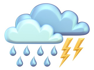 Weather icon STORM 3D