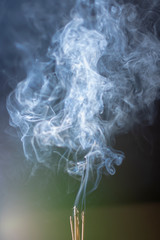 Smoke is colloidal. Particles of solid or liquid ... Smoke is also a component of exhaust emissions from internal combustion engines. Especially the diesel exhaust.