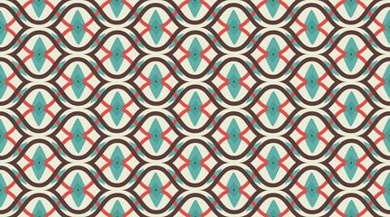 Seamless pattern geometric. Delicate beautiful ornament. Geometric fashion fabric print. 
Seamless vector pattern.