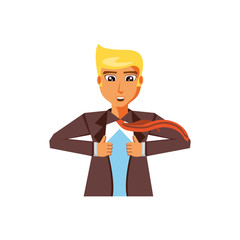 businessman elegant avatar character