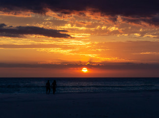 Fototapeta premium Pôr do Sol casal