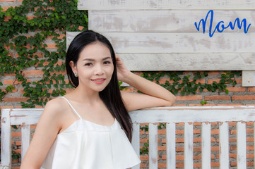 Fashion women, sensitive models in white dresses