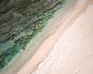 Tropical pink beach