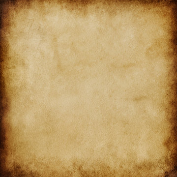 Brown grunge background, old paper texture, blank, rough, spots, streaks, beige, paper, streaks, vintage, retro, antique