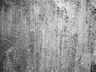 Dark Messy Dust Overlay Distress Background. Black And White Urban Vector Texture Template.