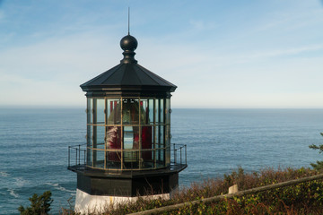 Fototapeta na wymiar Cape Meres lighthouse near Tillamook Oregon