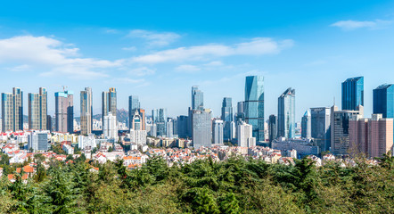 Urban skyline of Qingdao..