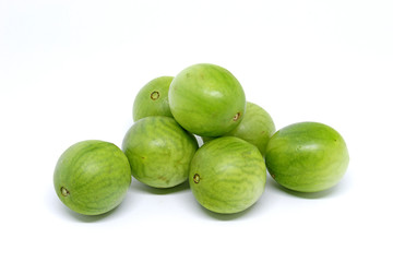 Umbu fruit isolated on white background