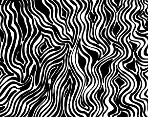 Brush grunge pattern. White and black vector.