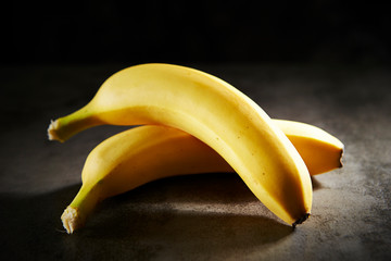 banana on black background © mnimage
