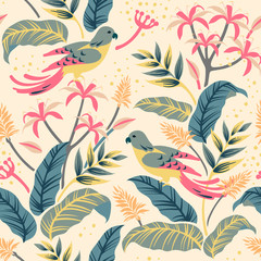 Birds in the nature design