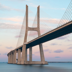 Obraz premium Vasco Da Gama Bridge in Lisbon