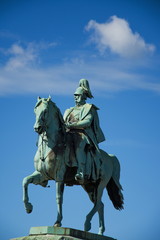 Wilhelm II horse statue in Cologne ,Koln, Germany ,13 may, 2017