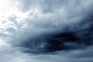 Sky and dark clouds