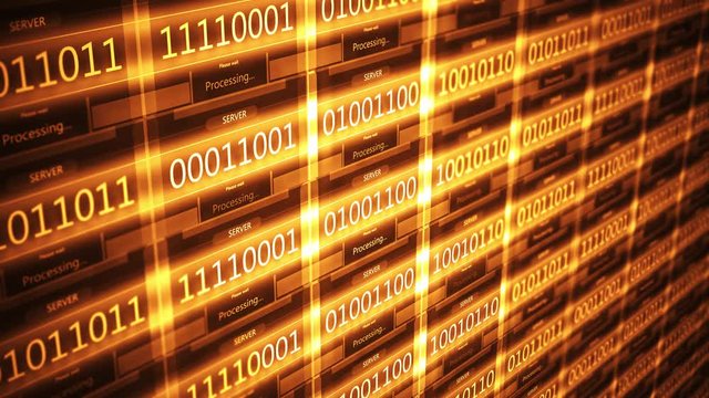 Orange retro network processing commands on a server - V3