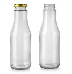 glass bottle isolated