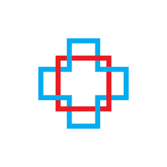 Fototapeta premium medical logo design