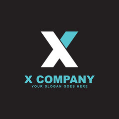 X logo design vector template