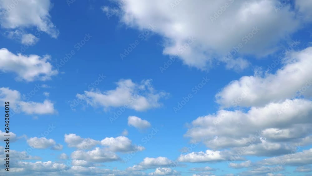 Wall mural the clear sky with a cloud