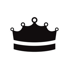 beautiful crown isolated icon
