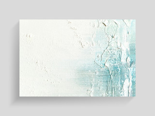 Abstract painting art on canvas texture background. Close-up image.