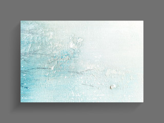 Abstract painting art on canvas texture background. Close-up image.