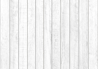 White natural wood wall background. Wood pattern and texture background.